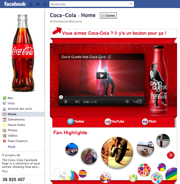 Personnalisation de page facebook Personnalisation de page facebook