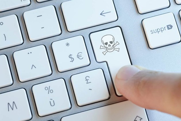 site internet piraté virus