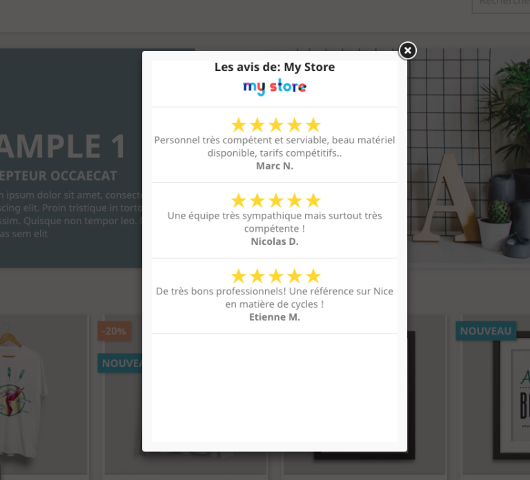 Prestashop avis consommateur